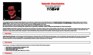 Valentin.deschaintre.fr thumbnail