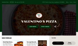 Valentinospizzaca.com thumbnail