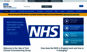 Valeofyorkccg.nhs.uk thumbnail