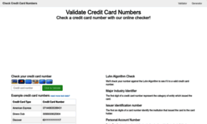 Validcreditcardnumber.com thumbnail