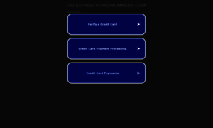Validcreditcardnumbers.com thumbnail
