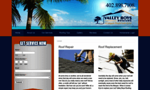 Valleyboysroofing.com thumbnail