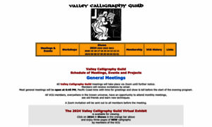 Valleycalligraphyguild.com thumbnail