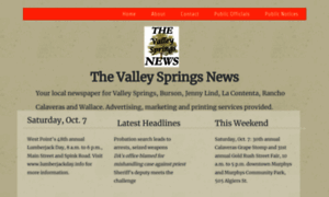 Valleyspringsnews.com thumbnail