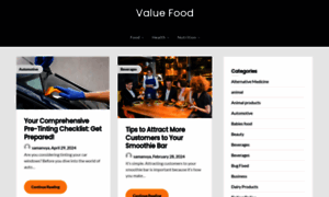 Valuefood.info thumbnail