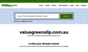 Valuegreenslip.com.au thumbnail