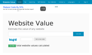 Valuewebsite.org thumbnail