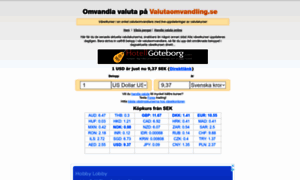 Valutaomvandling.se thumbnail