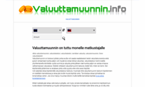 Valuuttamuunnin.info thumbnail