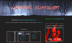 Vampirebloodlust.org thumbnail