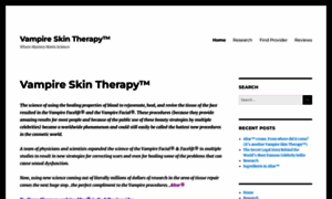 Vampireskintherapy.com thumbnail