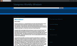 Vampiresworldlywisdom.blogspot.com thumbnail