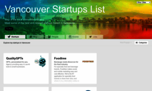 Vancouver.startups-list.com thumbnail