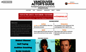 Vancouveractorsguide.com thumbnail