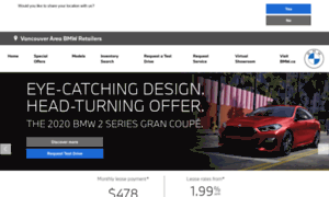 Vancouverretailers.bmw.ca thumbnail