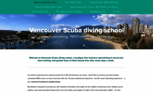 Vancouverscubadivingschool.ca thumbnail