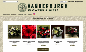 Vanderburghflowers.net thumbnail