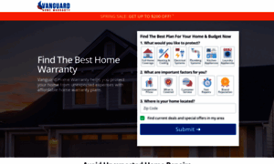 Vanguardhomewarranty.com thumbnail