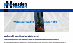 Vanheusdenwatersport.nl thumbnail