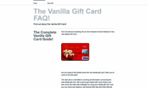 Vanillagiftcard.wordpress.com thumbnail