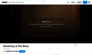 Vanishingbees.com thumbnail