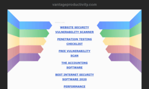 Vantageproductivity.com thumbnail