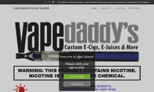 Vapedaddys.com thumbnail