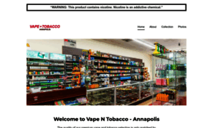 Vapentobaccoannapolis.com thumbnail