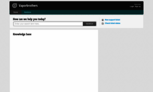 Vaporbrothers.freshdesk.com thumbnail
