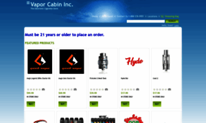 Vaporcabin.3dcartstores.com thumbnail