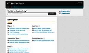 Vaporwarehouse.freshdesk.com thumbnail
