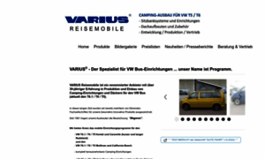 Varius-reisemobile.de thumbnail