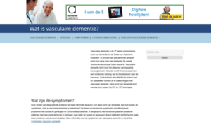 Vasculairedementie.com thumbnail