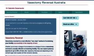 Vasectomyreversalaustralia.com.au thumbnail