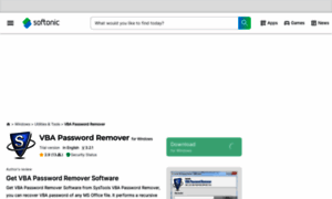 Vba-password-remover.en.softonic.com thumbnail