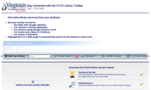 Vccsonlinelibrary.mycollegetoolbar.com thumbnail