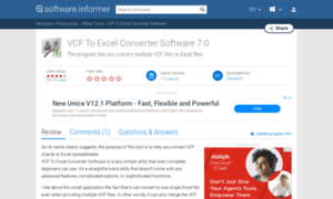 Vcf-to-excel-converter-software.software.informer.com thumbnail