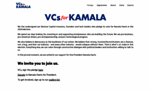 Vcsforkamala.org thumbnail