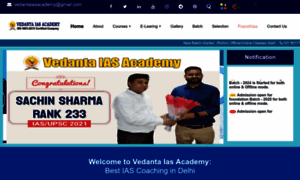 Vedantaiasacademy.in thumbnail