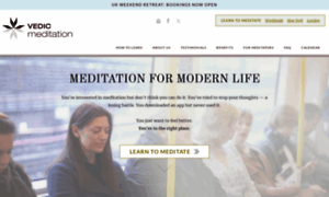 Vedicmeditation.net thumbnail