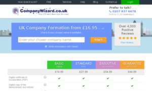 Vega.company-wizard.co.uk thumbnail