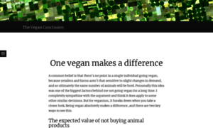 Veganconclusion.wordpress.com thumbnail