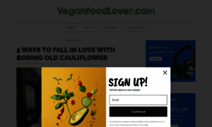Veganfoodlover.com thumbnail