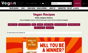 Veganrecipeclub.org.uk thumbnail