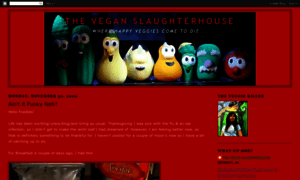 Veganslaughterhouse.blogspot.com thumbnail