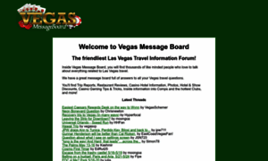 Vegasmessageboard.com thumbnail