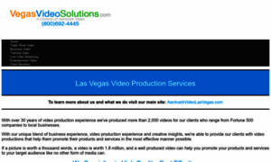 Vegasvideosolutions.com thumbnail