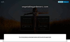 Vegetablegardeners.com thumbnail