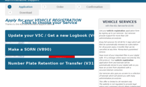 Vehicle-registration.admini-support.co.uk thumbnail