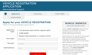 Vehicle-registration.assistadmin.co.uk thumbnail